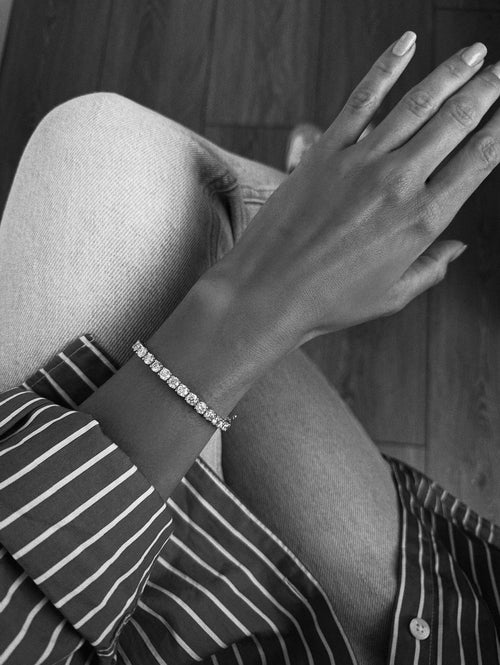 The Lumière Line Tennis Bracelet